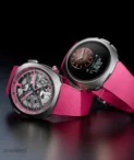 HMoser Streamliner- ALPINE DRIVERS Pink Edition Stainless Steel Watch