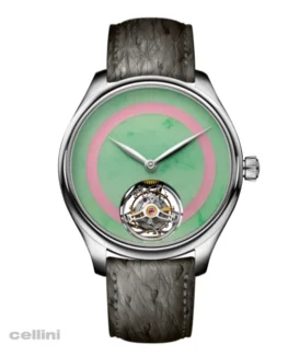 HMoser 1805-1206 Endeavour Tourbillon Concept Pop Jade Stainless Steel watch