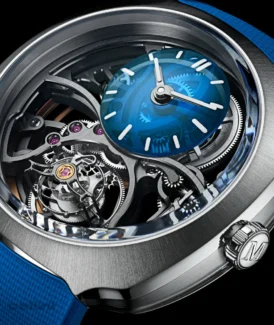 H.Moser & Cie. Steamliner Cylindrical Tourbillon Alphine Edition Stainless Steel Watch
