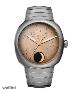 H.Moser Steamliner Perpetual Moon Concept Stainless Steel Watch