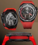 HYT S1 Titanium DLC Red Watch