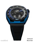 HYT Hastroid Blue Star Men's magnesium & Black coated titanium Watch