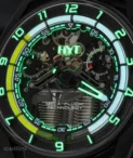 HYT Hastroid Green Nebular Fluid Watch