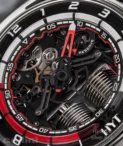 HYT Hastroid Silver Red Titanium Watch