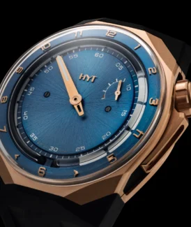 HYT T1 5N GOLD TITANIUM DEEP BLUE Watch
