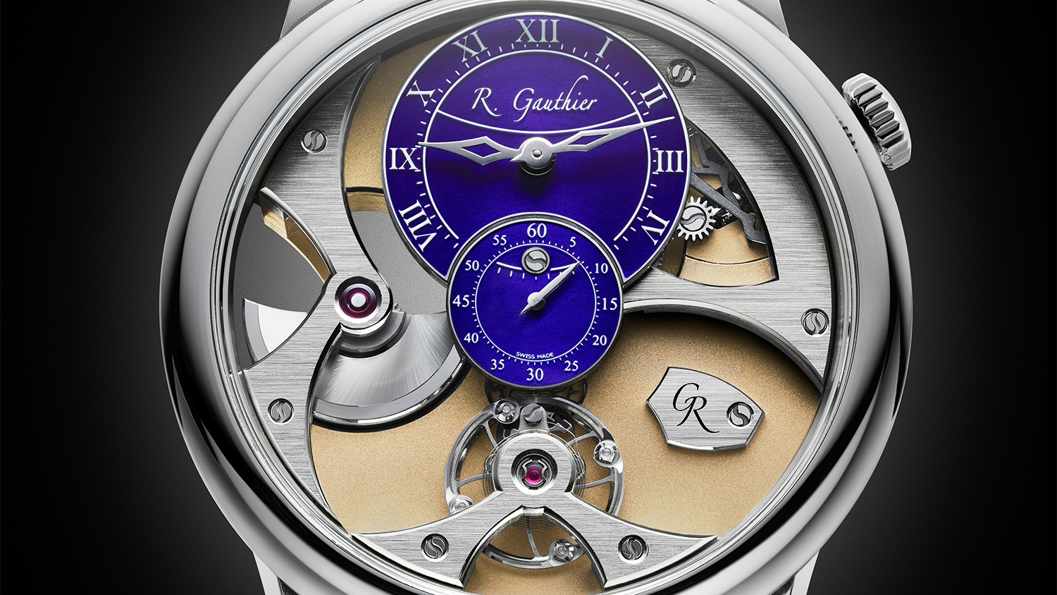 New White Gold Insight Micro-Rotor from Romain Gauthier