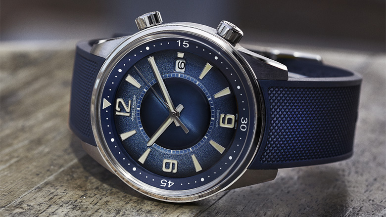 Jaeger-LeCoultre Polaris Date on its side