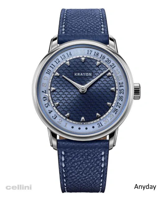 Krayon White Gold Anyday Calendar watch