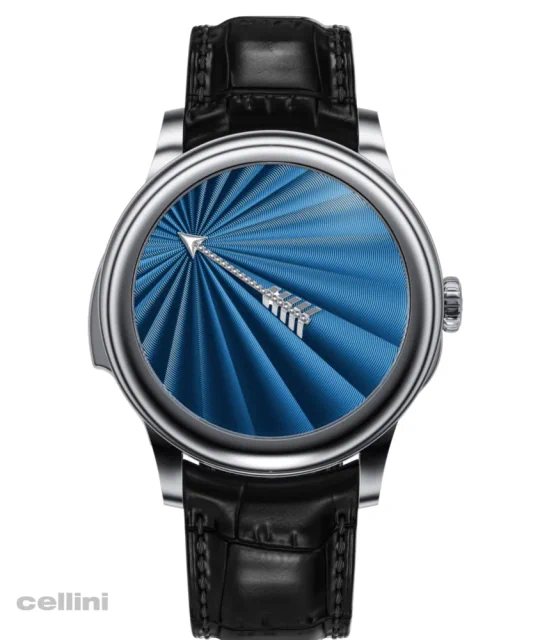 L.LEROY VOX TEMPORIS Blue Platinum Watch