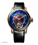 Louis Moinet Jules Vern Tourbillon - Under the Sea opal rose gold and titanium flying tourbillon watch