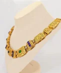 Charles Turi Cellini YG Diamond & Semi Precious Necklace