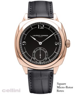 Laurent-Ferrier_Square-Micro-Rotor-Retro-Black_Red-Gold-Case_Watch_LCF013.R5.N2W_Front-Soldat_wLogo
