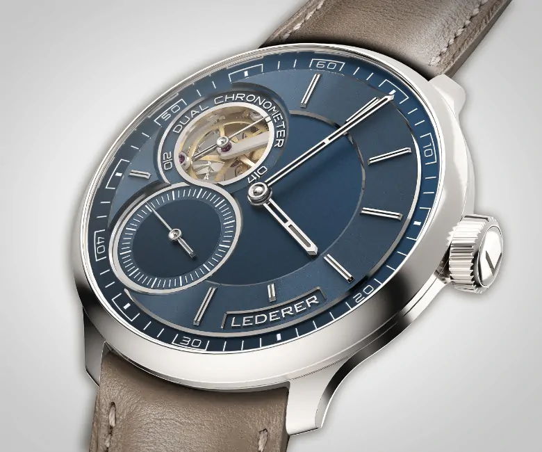 Lederer Central Impulse Chronometer 39 mm Watch