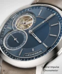 Lederer Central Impulse Chronometer White Gold Watch