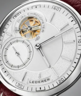 Lederer Central Impulse Chronometer white Gold Watch