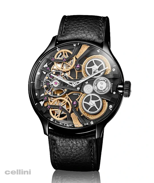 Lederer CIC 44 mm Inverto Black Watch