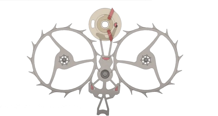 Lederer Central Impulse Chronometer movement