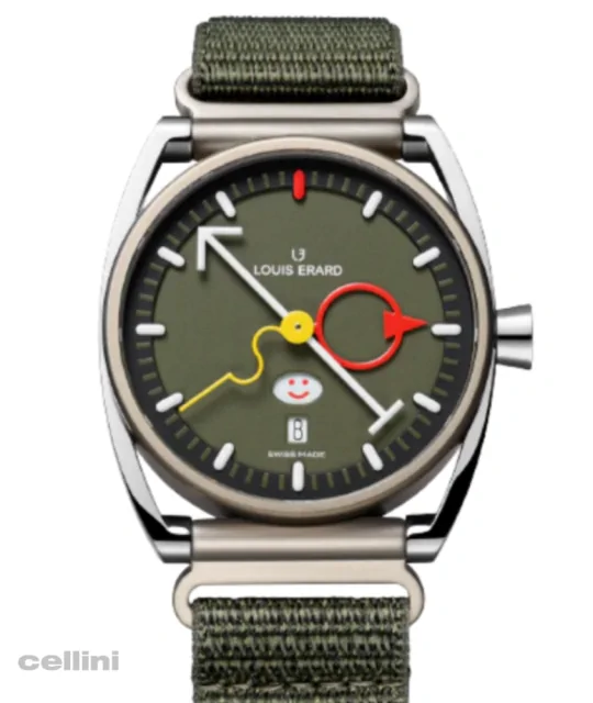 Louis Erard x Alan Siberstein La Semaine KHAKI Watch
