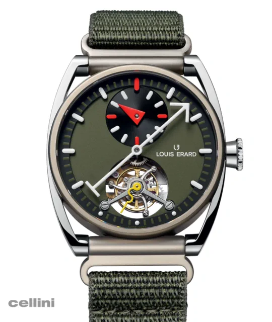 Louis Erard Le Régulateur Tourbillon Khaki Tourbillon Watch
