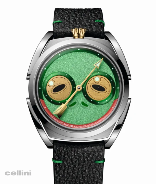 Louis Erard Unfrogettable Green Titanium Watch