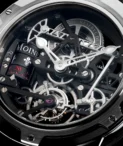 Louis Moinet Black gold derrick titanium watch at Cellini Jewelers