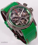 Louis Moinet - Impulsion Titanium Green watch