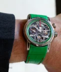 Louis Moinet - Impulsion Titanium Green watch