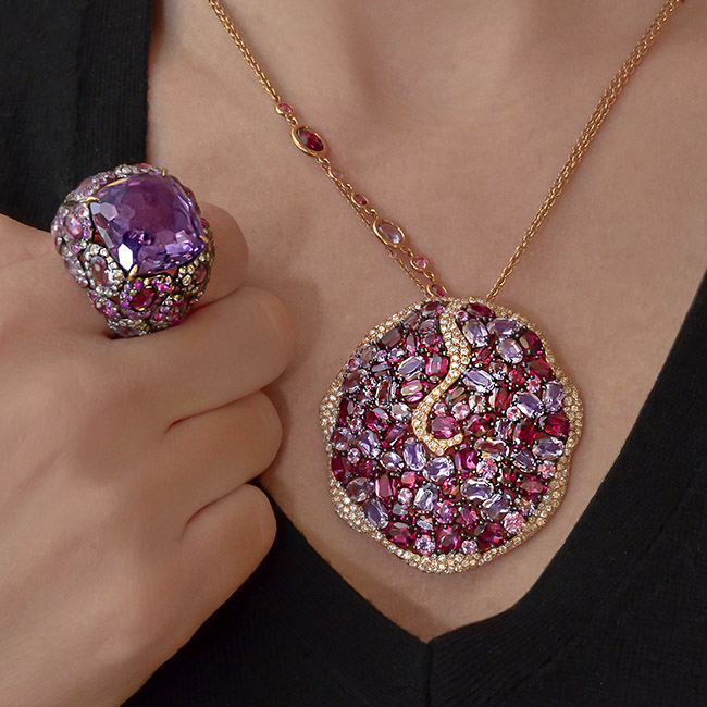 Lilac Gemstone Pendant | CELLINI JEWELERS