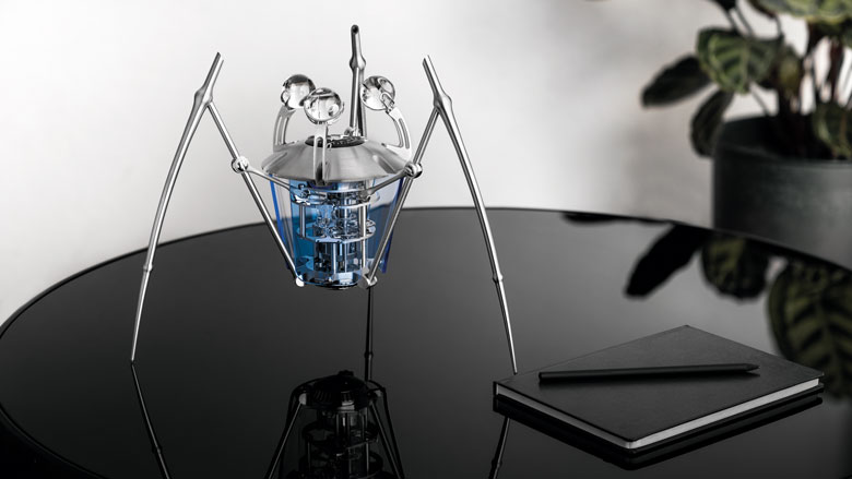 TriPod table clock MB&F L'Epée