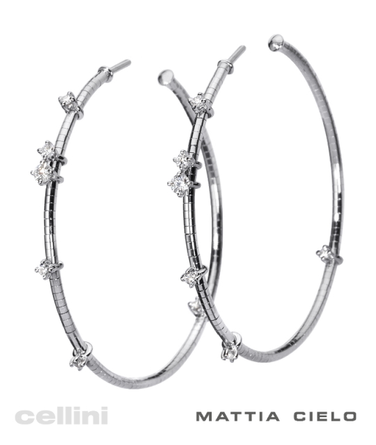 Mattia Cielo flexible earrings