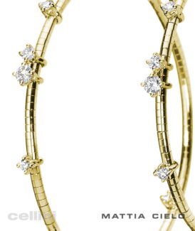 Mattia Cielo flexible earrings