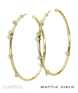 Mattia Cielo flexible earrings