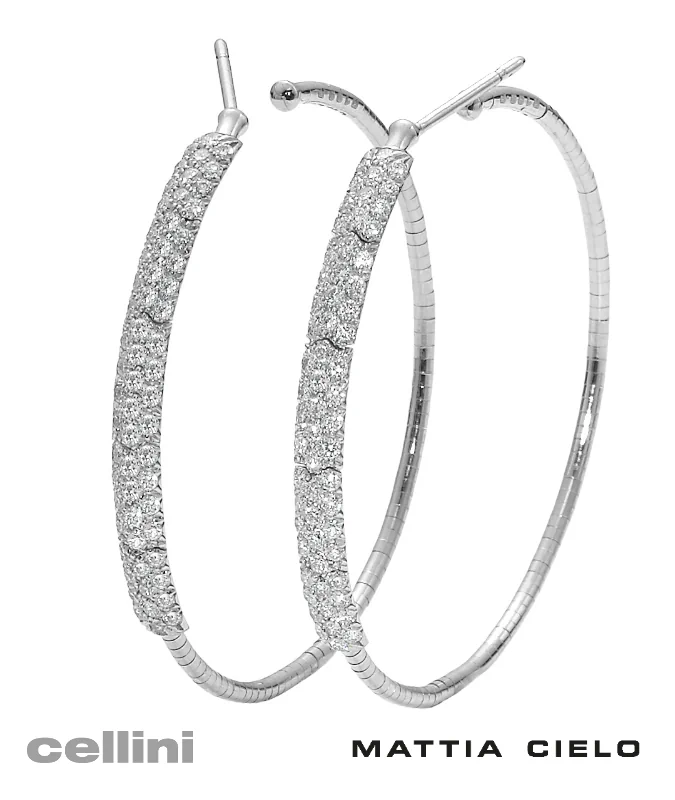 Teza Hammered Hoop Earrings – éclater jewellery