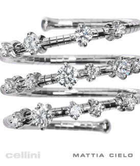 Mattia Cielo flexible Diamond Ring