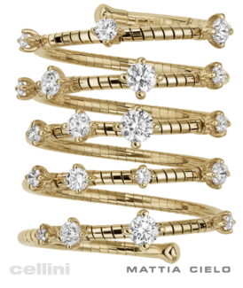Mattia Cielo flexible Ring