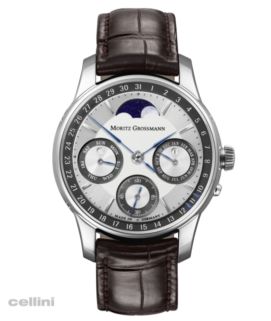 Moritz Grossmann Perpetual Calendar Platinum Argente