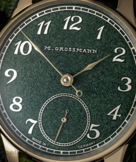 Moritz Grossmann Tremblage Green Dial Rose gold Watch