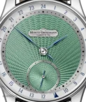 Moritz Grossmann GMT Guilloche Stainless Steel Watch