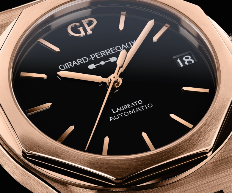 Girard-Perregaux Laureato 42mm Pink Gold & Onyx