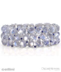 Oscar Heyman - Bracelet - Platinum MOONSTONE SAPPHIRE Diamond Bracelet