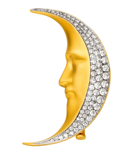 Moon Ascending Brooch/Pendant