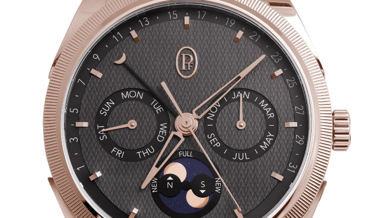 PF - Tonda PF Retrograde Annual Calendar RG Dial CloseUp-PFC907-2020001-200182