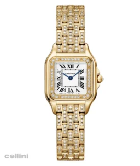 Panthère de Cartier - Small Yellow Gold Diamonds watch