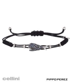 Pippo Perez B197ZA.M - Light Blue Sapphire Whale Bracelet