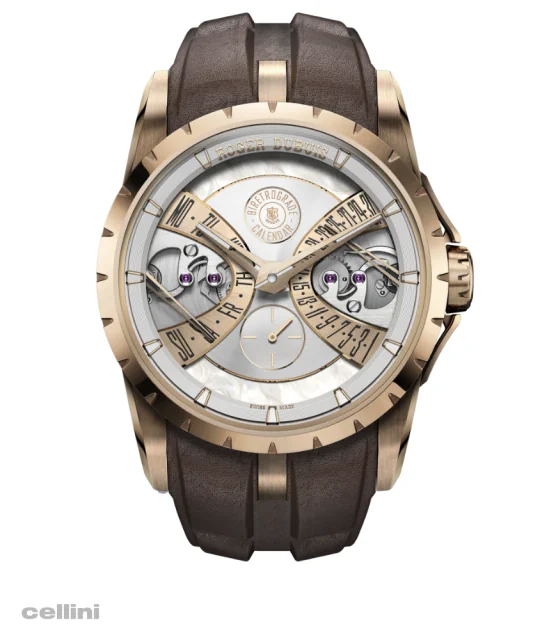 Roger Dubuis Excalibure Bi-Retrograde Rose Gold Watch