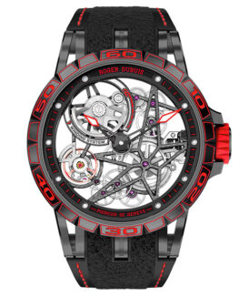 Excalibur Spider Pirelli Automatic Skeleton Red