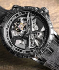 Roger Dubuis Excalibur Huracan Murdered Out Luxury Men's Watch