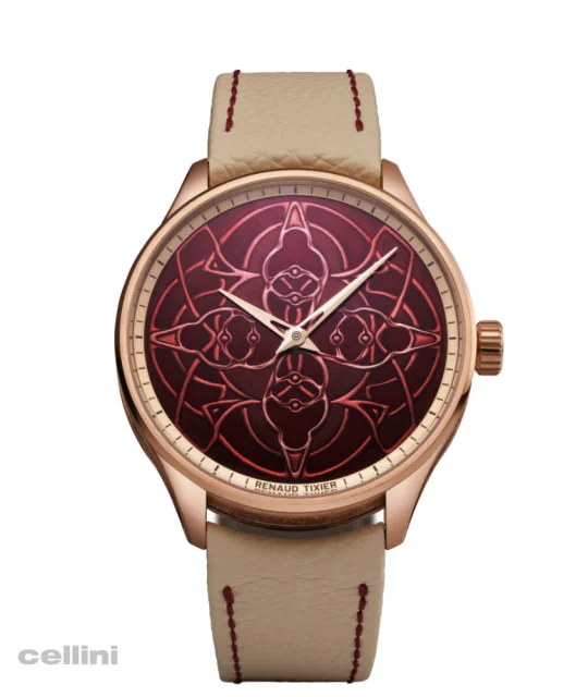 Renaud Tixier Monday Organica Bordeaux Platinum Watch