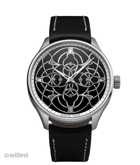 Renaud Tixier Monday Organica Black Platinum Watch
