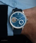 Renaud Tixier Monday Petrol Blue White Gold Watch
